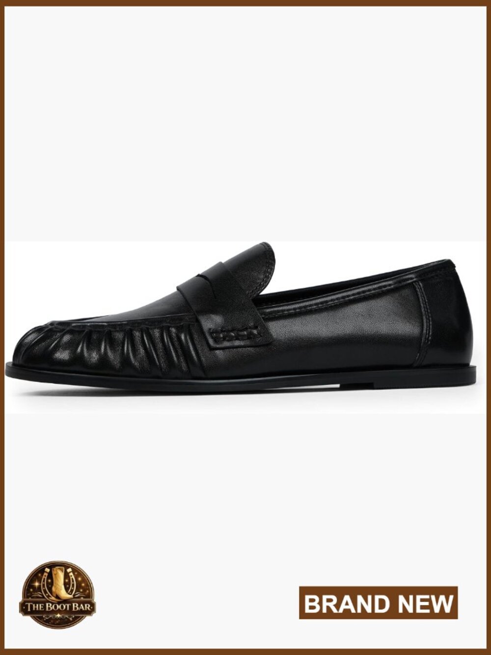 Women's Faux Leather Loafers - Slip On Mocc - Dressy Casual Flats